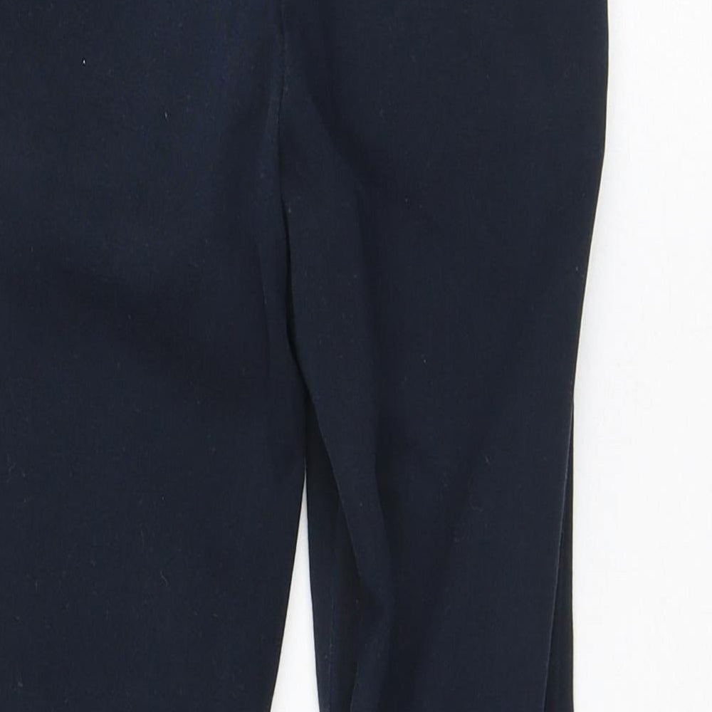 NEXT Boys Blue Cotton Chino Trousers Size 5 Years Regular Button