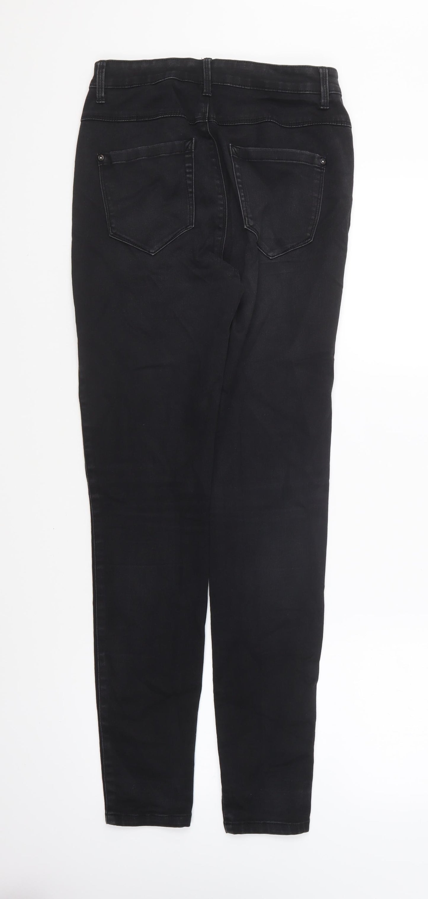 Only Womens Black Cotton Skinny Jeans Size 30 in L28 in Regular Button