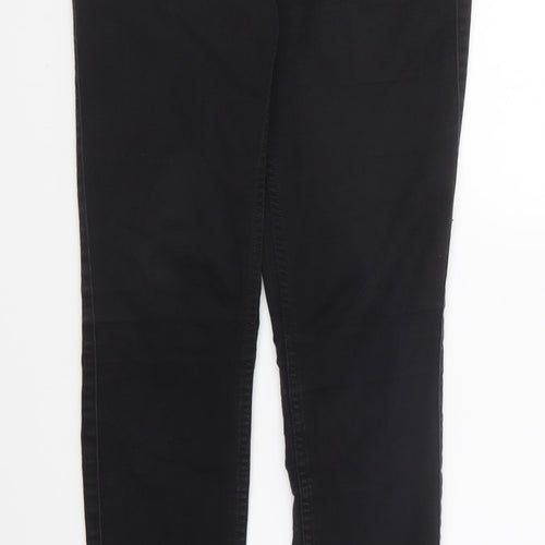 Only Womens Black Cotton Skinny Jeans Size 34 in L30 in Regular Button