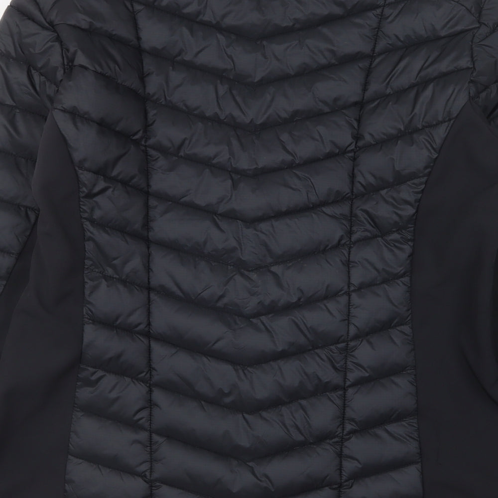 Mountain Warehouse Womens Black Puffer Jacket Coat Size 16 Zip