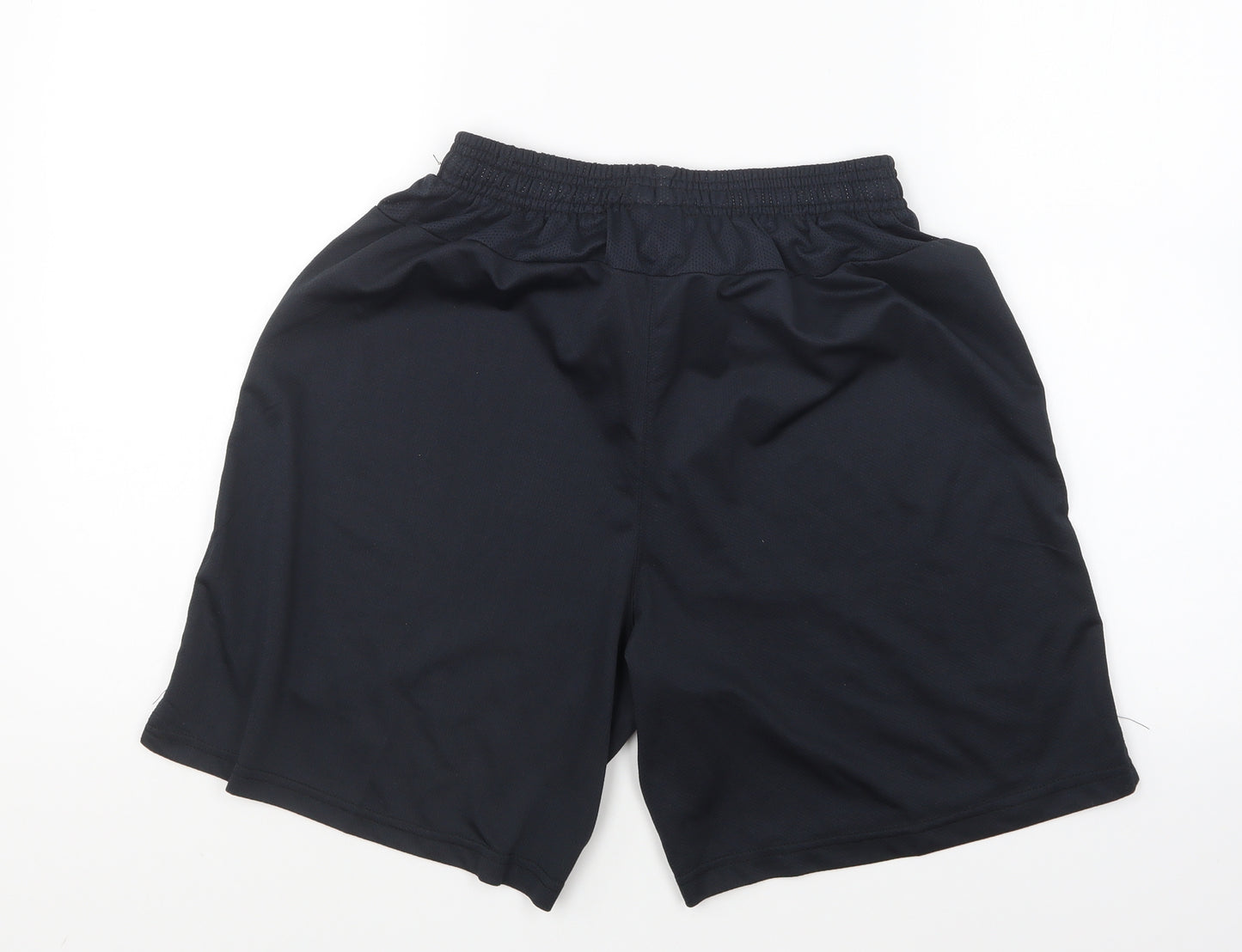 Nike Mens Grey Polyester Sweat Shorts Size S L6 in Regular Drawstring - Barcelona FC