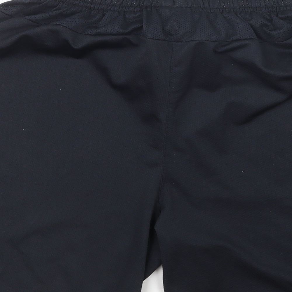 Nike Mens Grey Polyester Sweat Shorts Size S L6 in Regular Drawstring - Barcelona FC