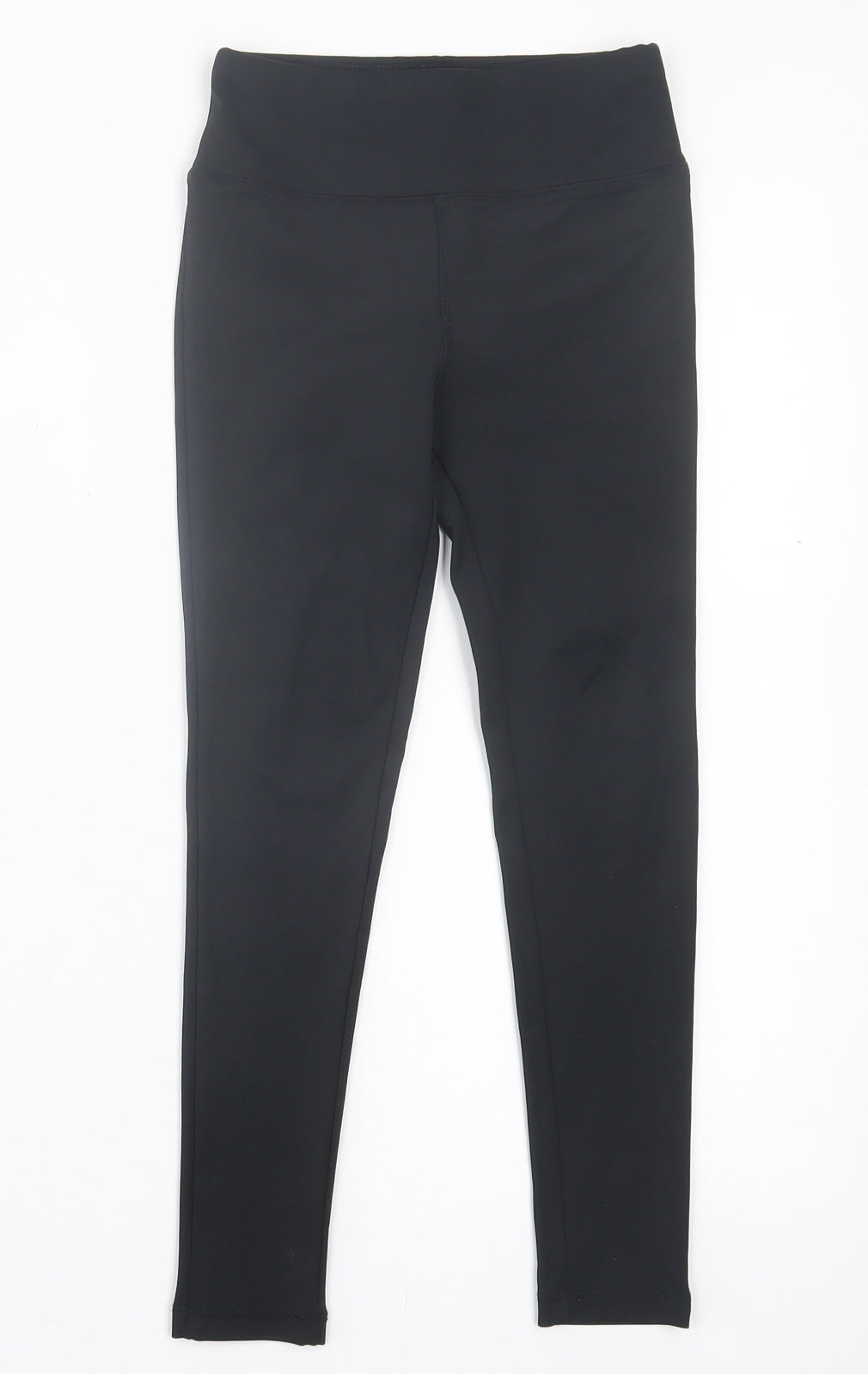 Dunnes Stores Girls Black Polyester Capri Trousers Size 6-7 Years Regular Pullover - Leggings