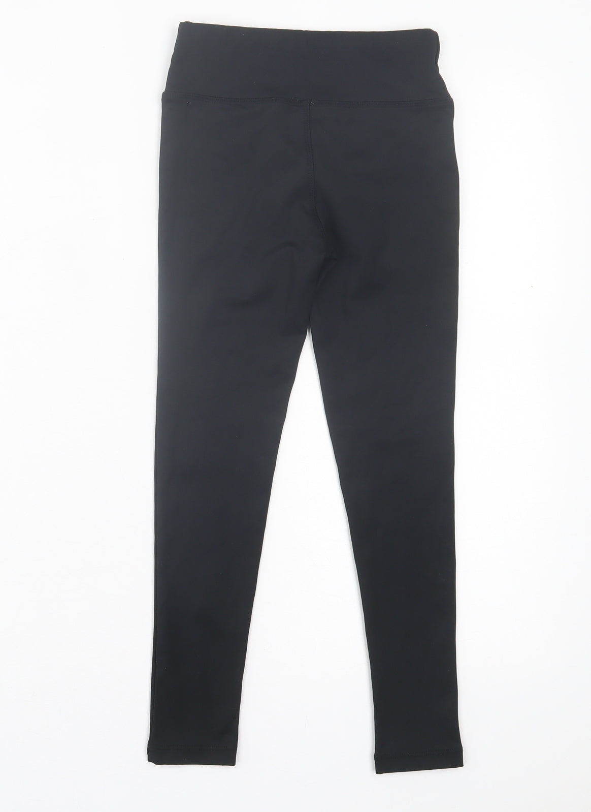Dunnes Stores Girls Black Polyester Capri Trousers Size 6-7 Years Regular Pullover - Leggings