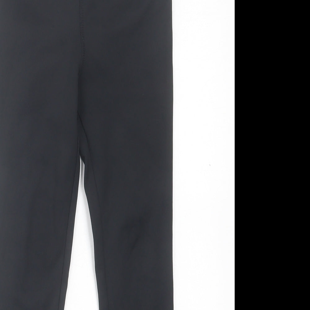 Dunnes Stores Girls Black Polyester Capri Trousers Size 6-7 Years Regular Pullover - Leggings