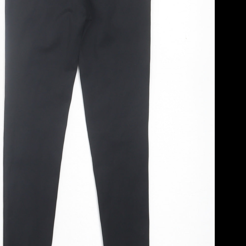 Dunnes Stores Girls Black Polyester Capri Trousers Size 6-7 Years Regular Pullover - Leggings