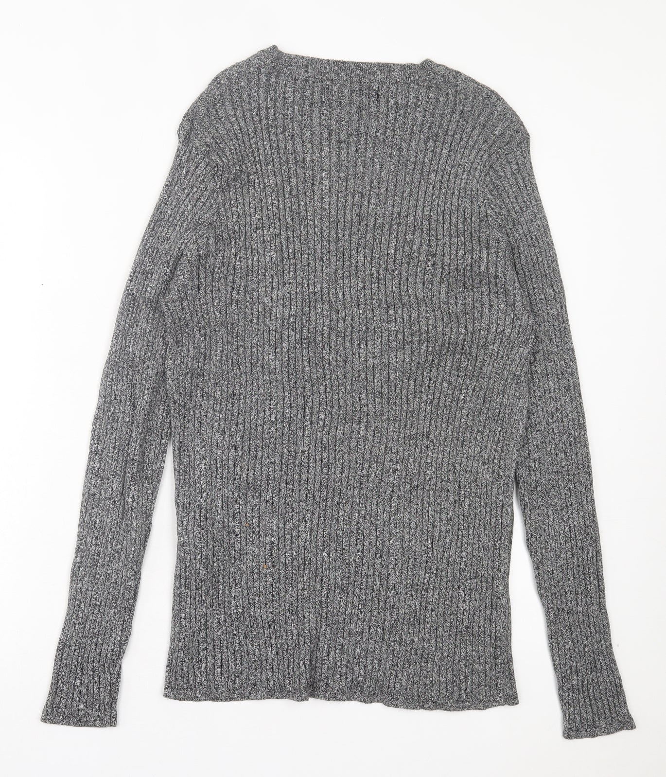 Cedar Wood State Mens Grey Crew Neck Cotton Pullover Jumper Size 2XL