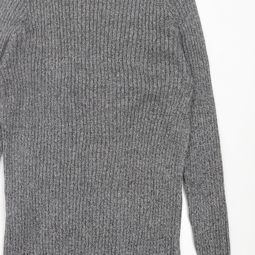 Cedar Wood State Mens Grey Crew Neck Cotton Pullover Jumper Size 2XL