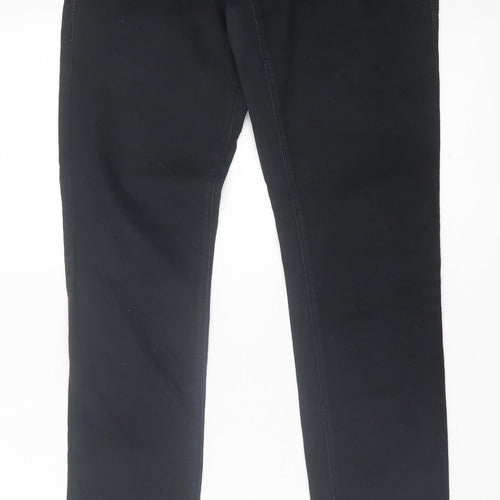 Mavi Womens Black Cotton Skinny Jeans Size 28 in L27 in Regular Button