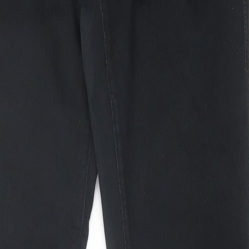 Mavi Womens Black Cotton Skinny Jeans Size 28 in L27 in Regular Button