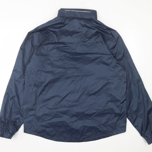 BLK Mens Blue Jacket Size M Zip - Hartlepool United FC