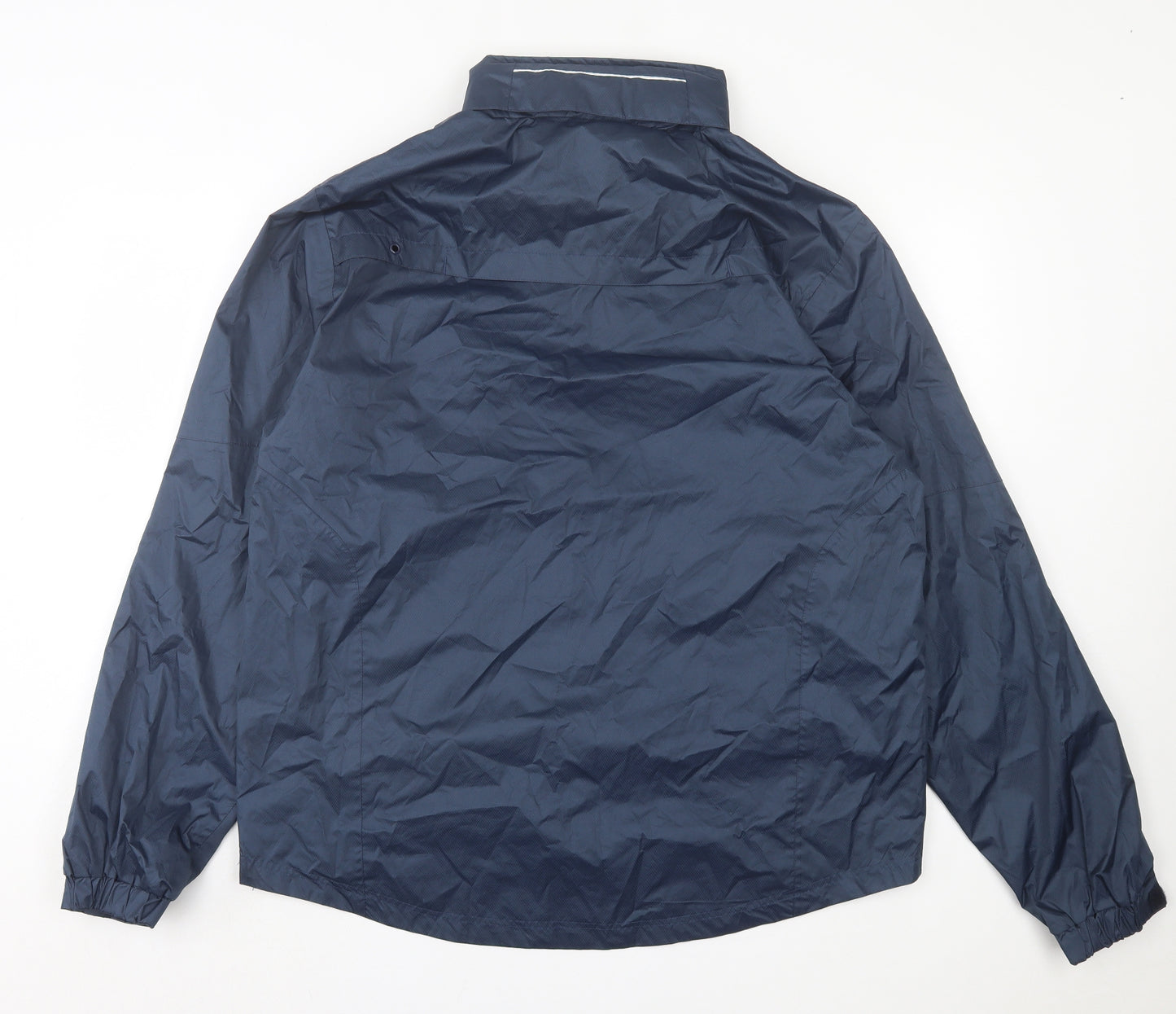 BLK Mens Blue Jacket Size M Zip - Hartlepool United FC