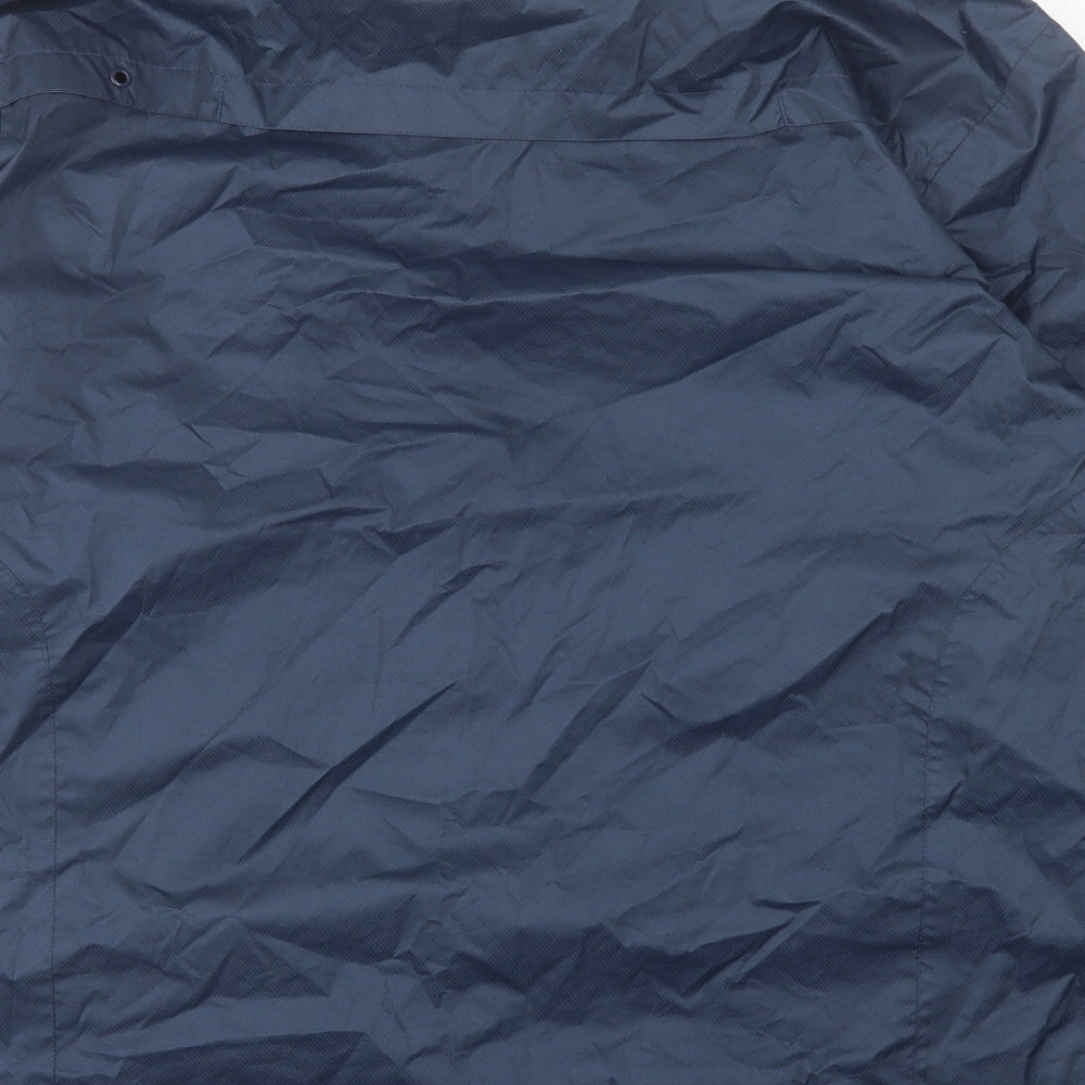 BLK Mens Blue Jacket Size M Zip - Hartlepool United FC