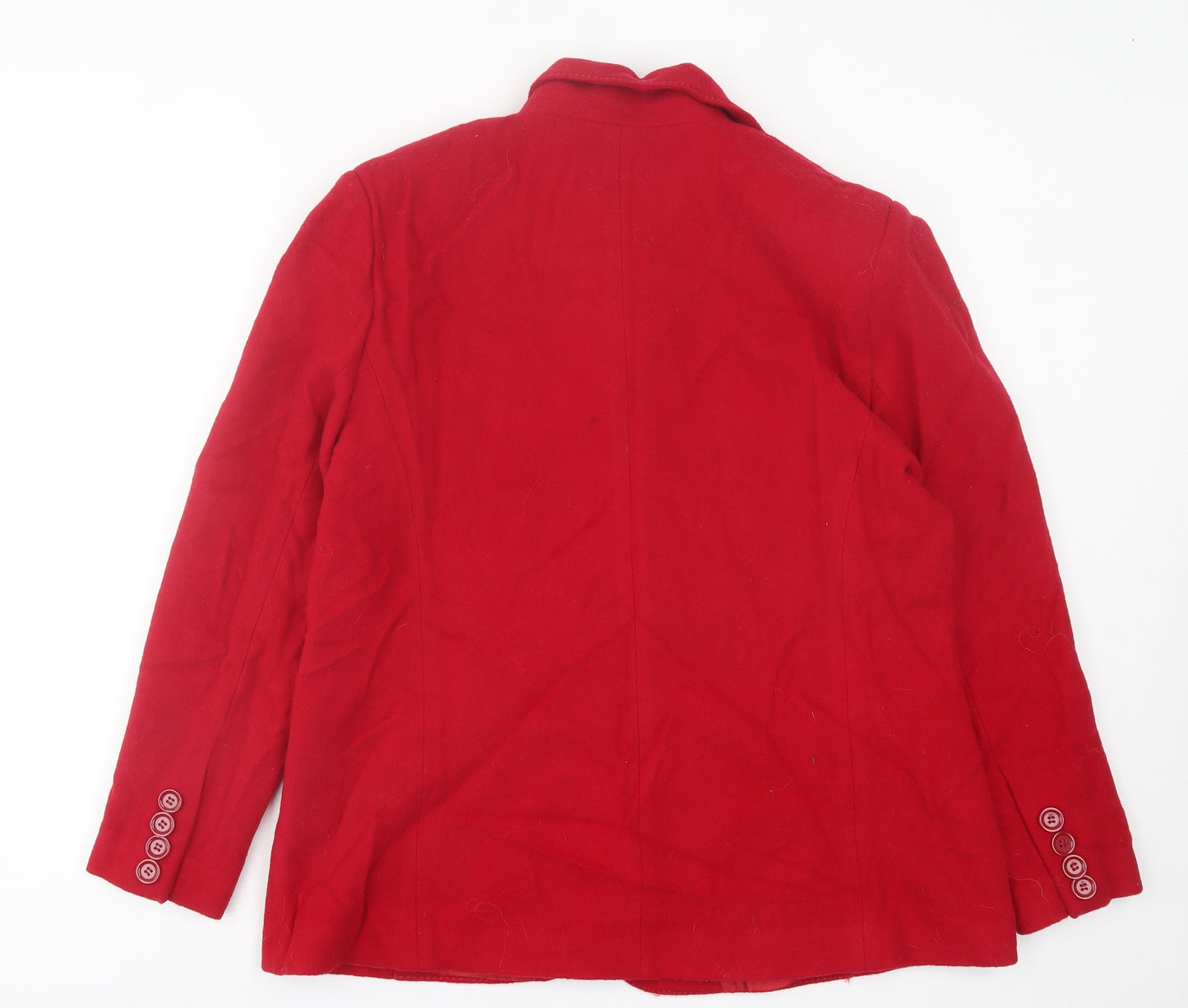 Classics Womens Red Jacket Size 18 Button