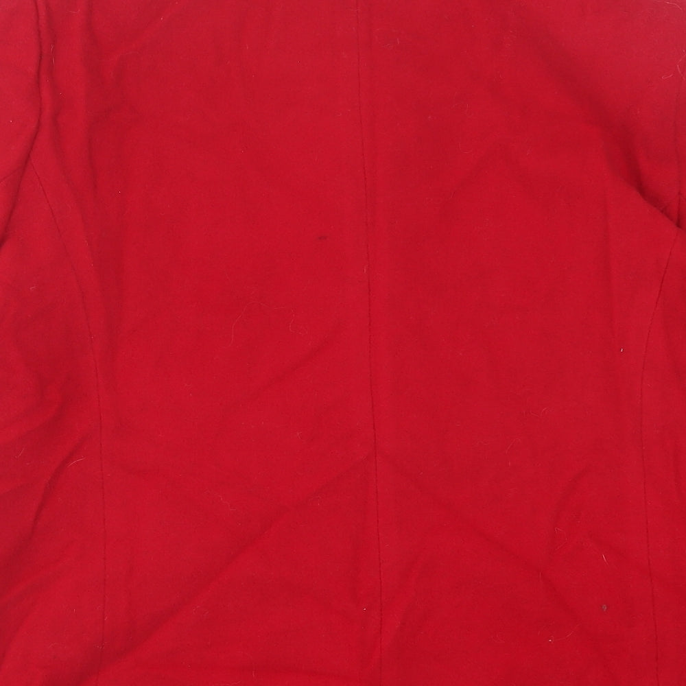 Classics Womens Red Jacket Size 18 Button