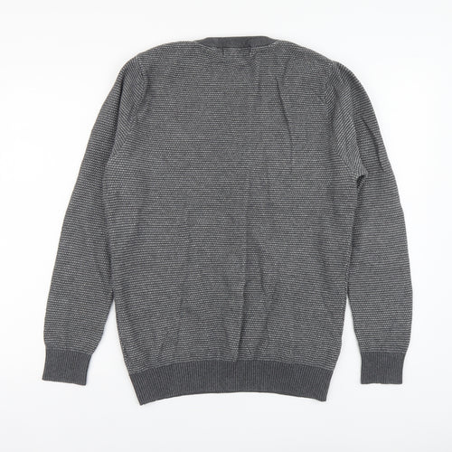 Primark Mens Grey Cotton Pullover Sweatshirt Size M