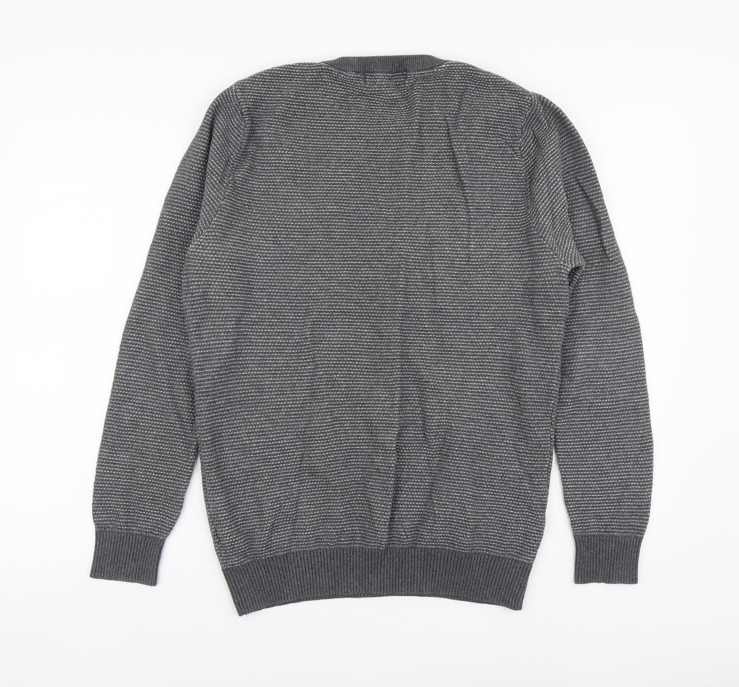 Primark Mens Grey Cotton Pullover Sweatshirt Size M