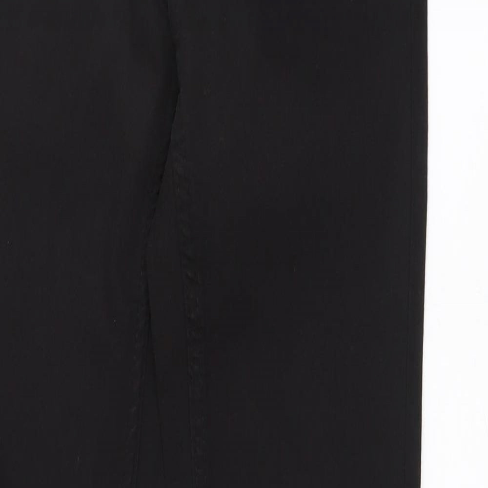 New Look Womens Black Cotton Skinny Jeans Size 4 L25 in Regular Button