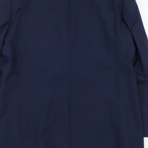 Skopes Mens Blue Wool Jacket Suit Jacket Size L