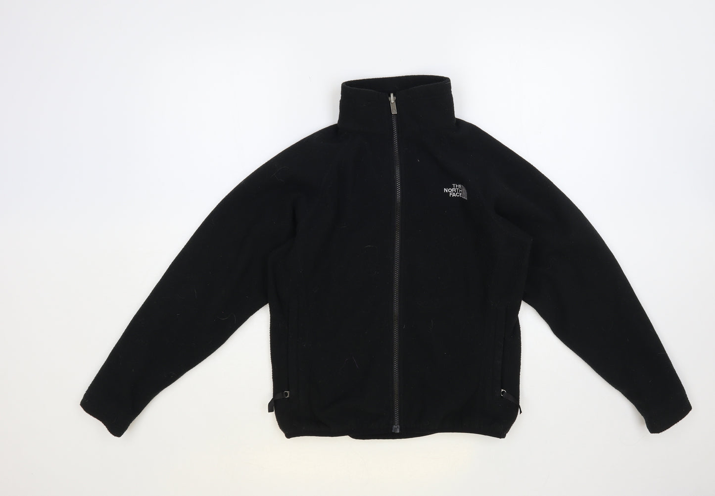 The North Face Womens Black Polyester Full Zip Sweatshirt Size XS Zip