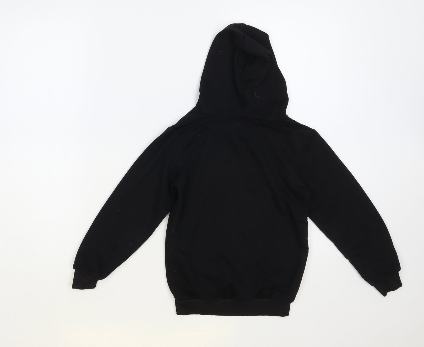 Foanja Boys Black Cotton Pullover Hoodie Size 6-7 Years Pullover - Jeffy