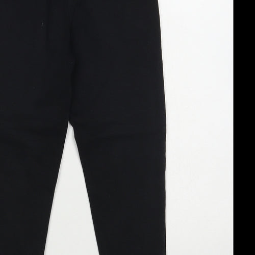 Dunnes Stores Boys Black Cotton Jogger Trousers Size 7 Years Regular Pullover
