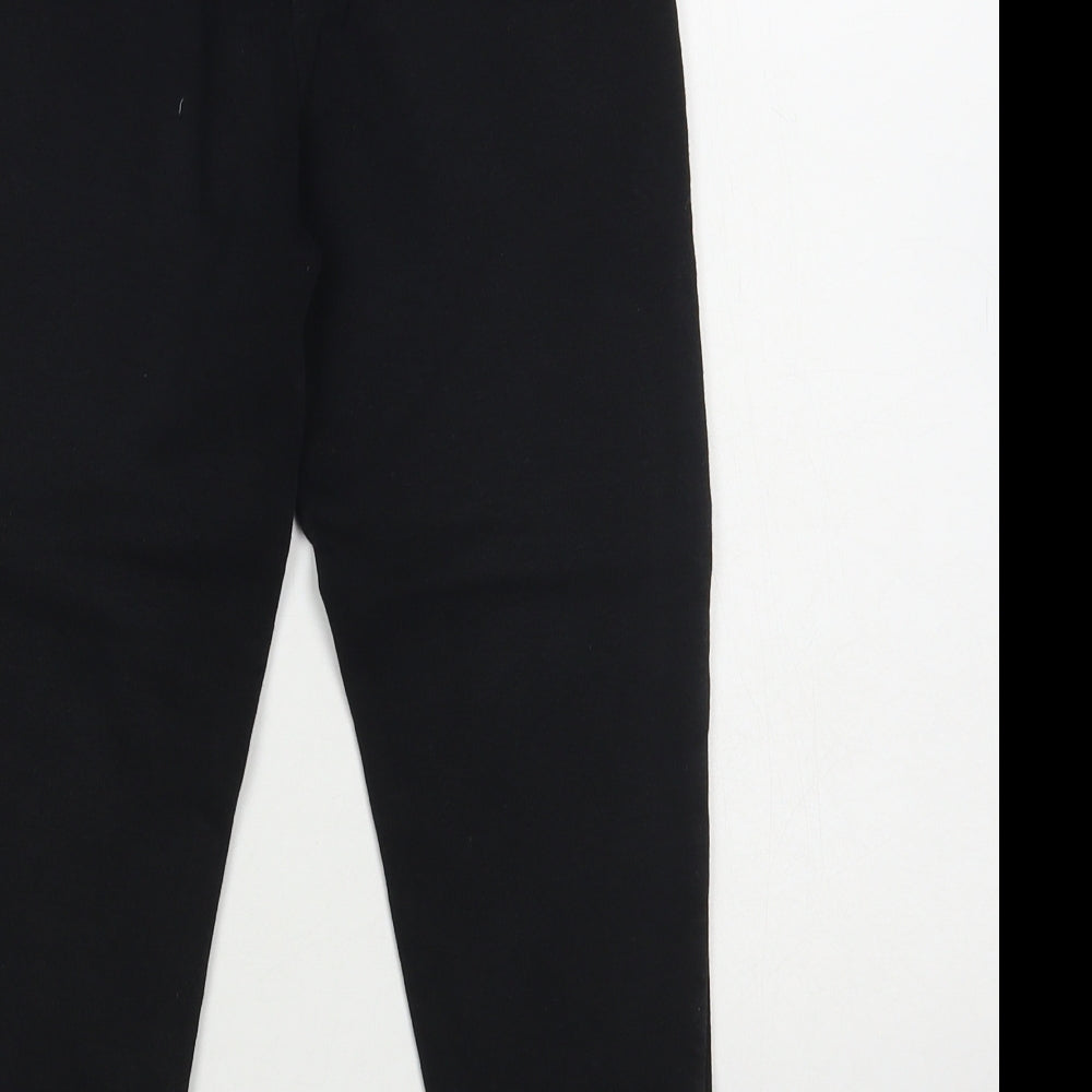 Dunnes Stores Boys Black Cotton Jogger Trousers Size 7 Years Regular Pullover