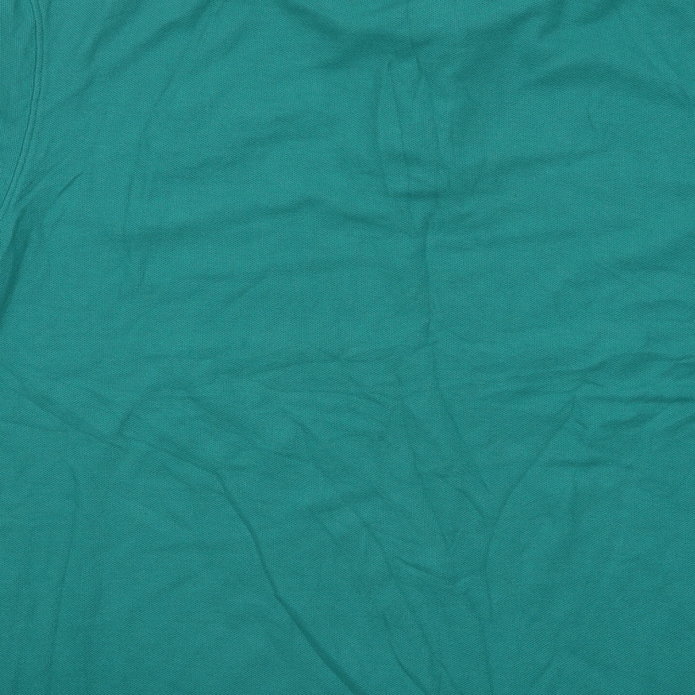 Leisure Wear Mens Green Cotton Polo Size L Collared Button - Ireland