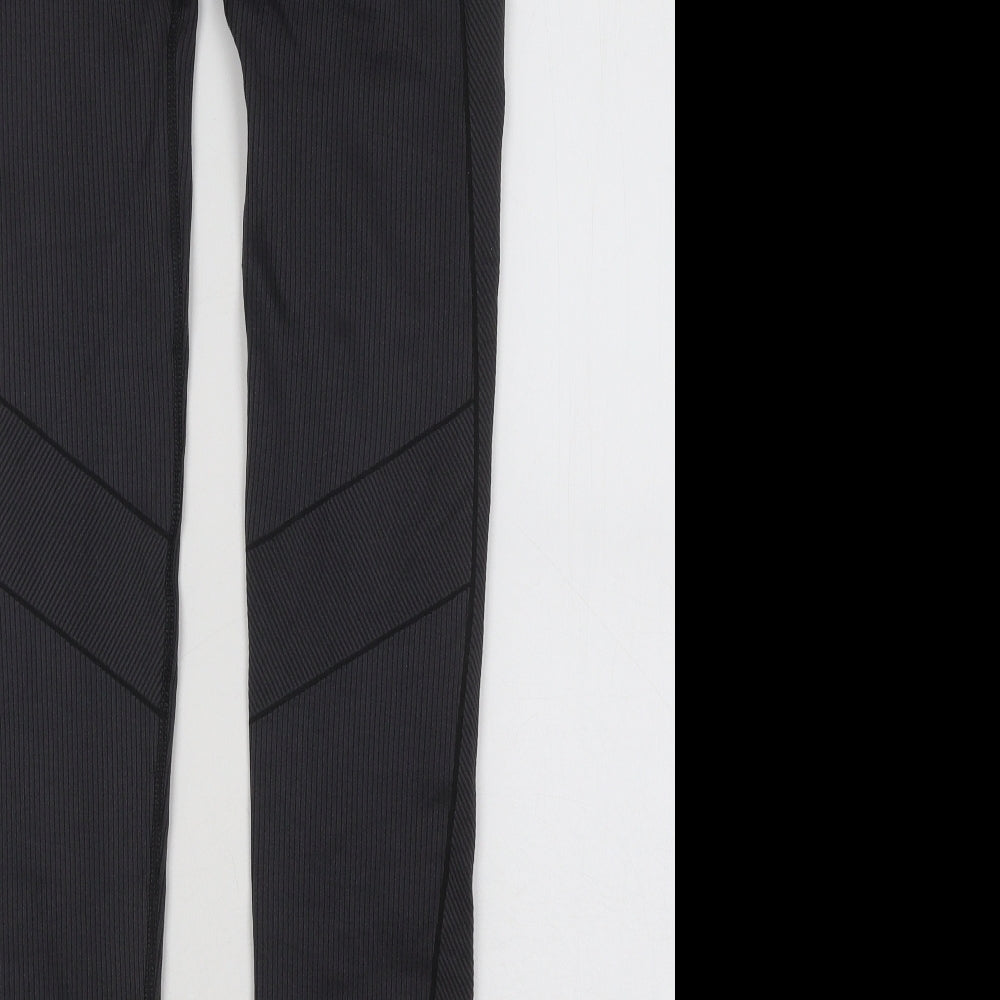 George Womens Grey Polyester Compression Leggings Size 20 L28 in Regular
