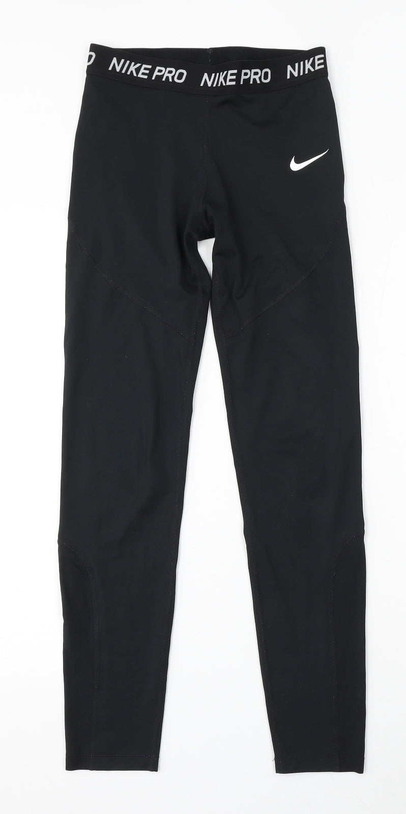 Nike Womens Black Polyester Jogger Leggings Size XL L32 in Regular Pullover