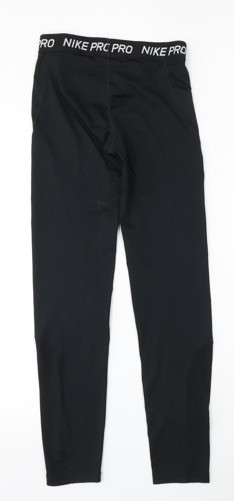 Nike Womens Black Polyester Jogger Leggings Size XL L32 in Regular Pullover