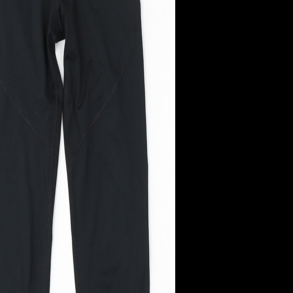 Nike Womens Black Polyester Jogger Leggings Size XL L32 in Regular Pullover