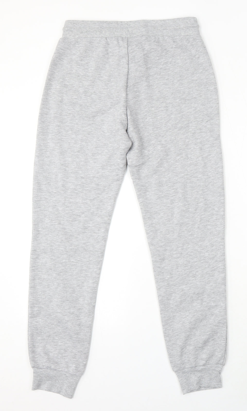 Primark Womens Grey Cotton Jogger Trousers Size 6 L30 in Regular Drawstring