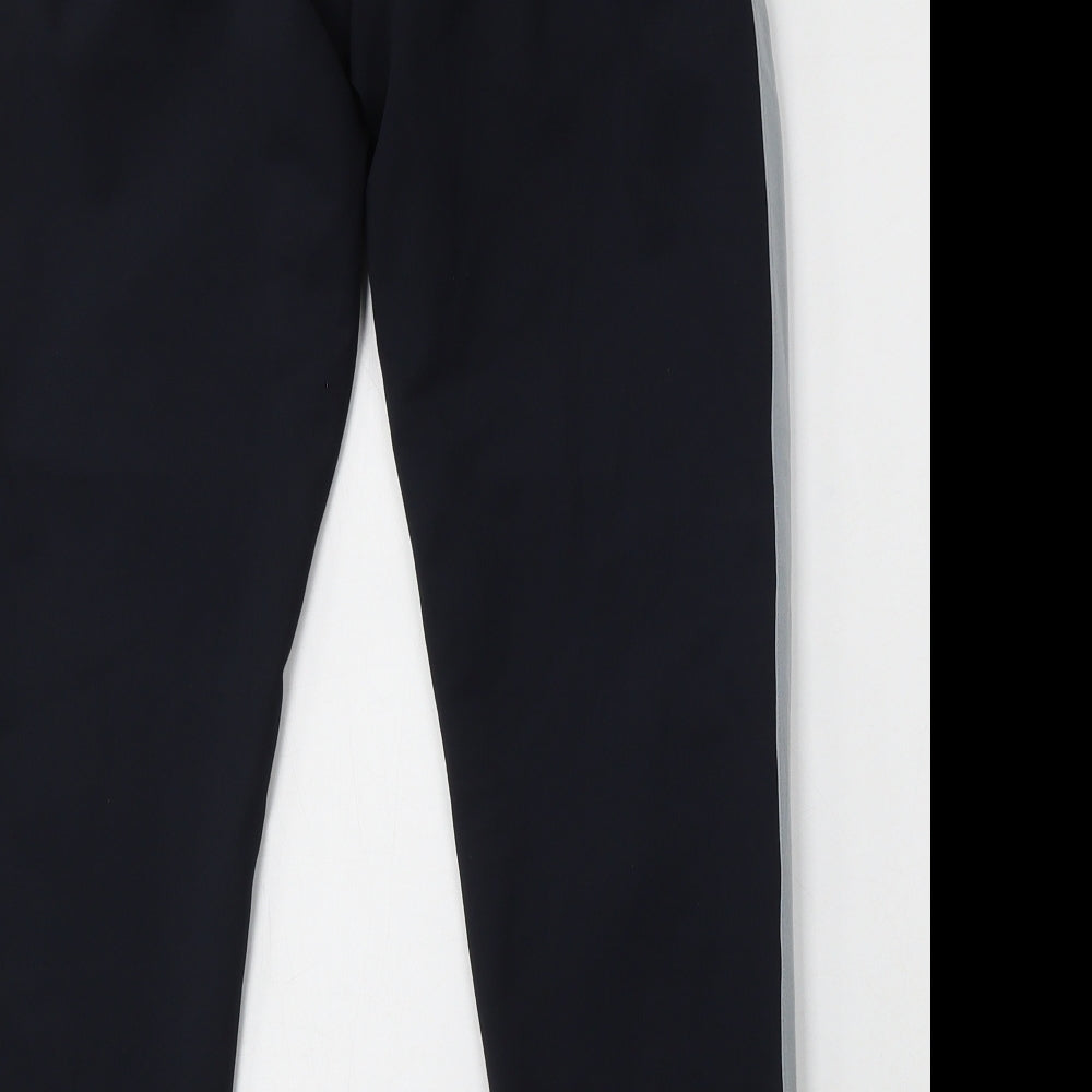 Nike Boys Blue Polyester Jogger Trousers Size 12 Years Regular