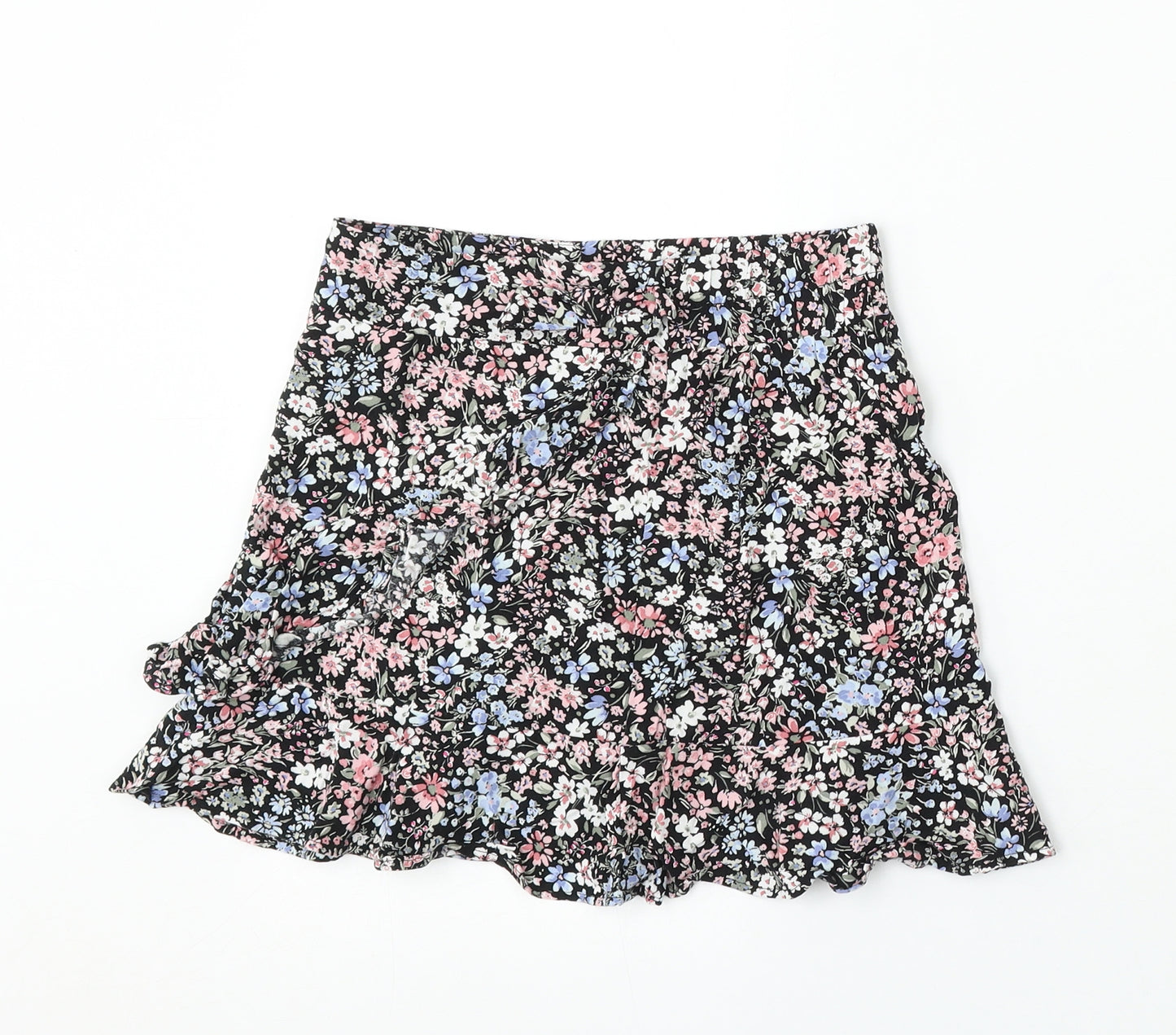 George Girls Multicoloured Floral Polyester Skater Skirt Size 9-10 Years Regular