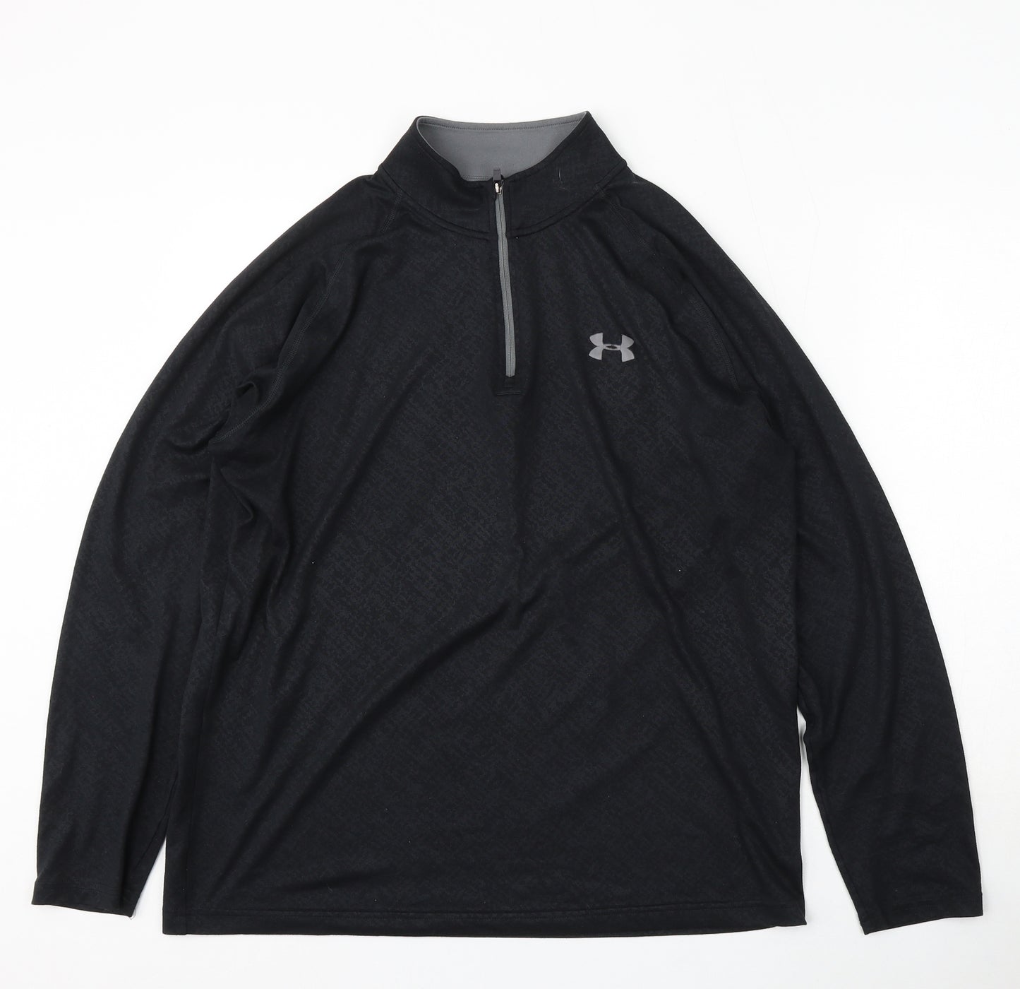 Under armour Mens Black Polyester Pullover Sweatshirt Size L
