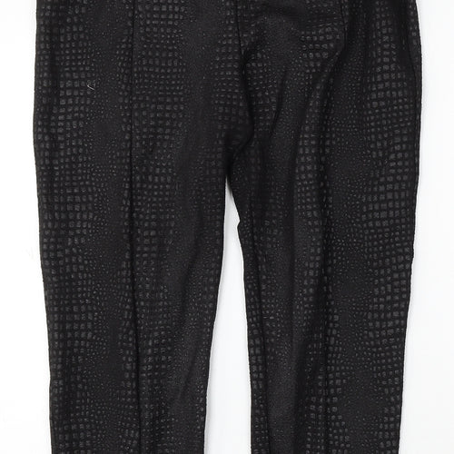 I SAW IT FIRST Womens Black Polyester Trousers Size 16 L30 in Regular