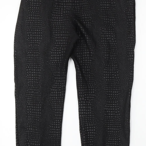 I SAW IT FIRST Womens Black Polyester Trousers Size 16 L30 in Regular