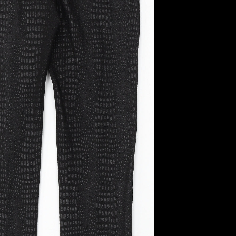 I SAW IT FIRST Womens Black Polyester Trousers Size 16 L30 in Regular