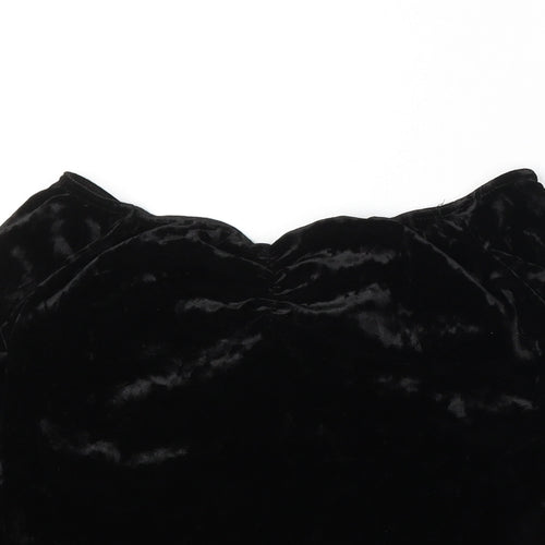 New Look Womens Black Round Neck Polyester Pullover Jumper Size 14