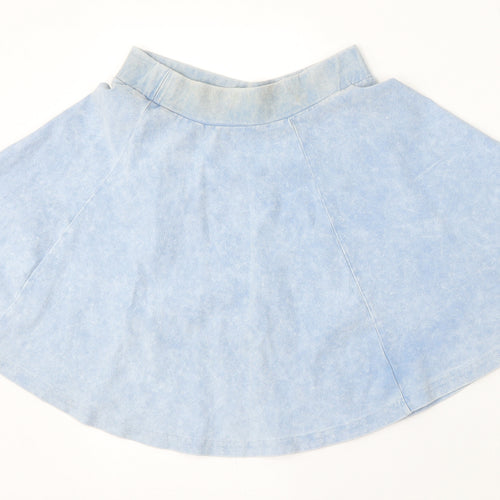 915 Generation Girls Blue Cotton Skater Skirt Size 12-13 Years Regular