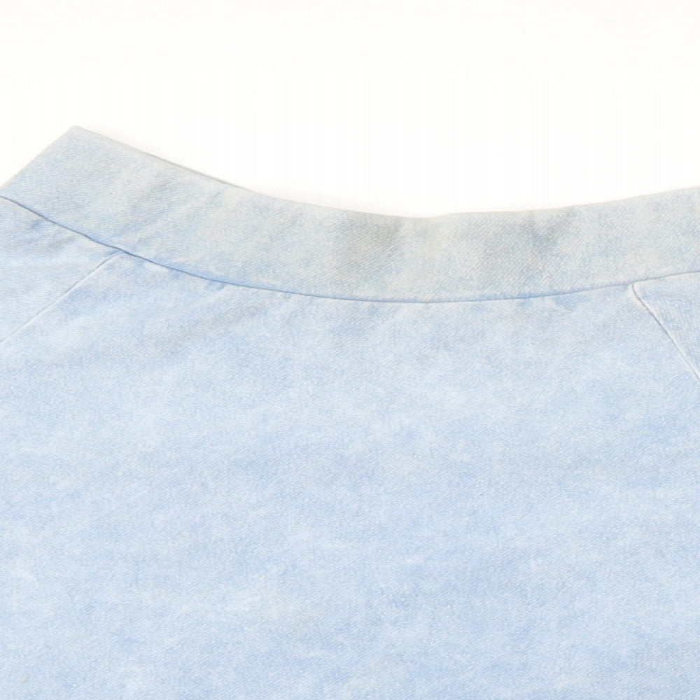 915 Generation Girls Blue Cotton Skater Skirt Size 12-13 Years Regular