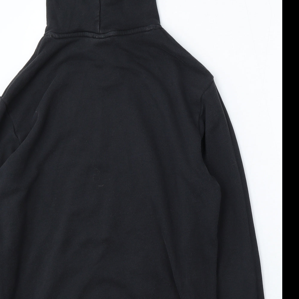 adidas Mens Black Cotton Pullover Hoodie Size XL