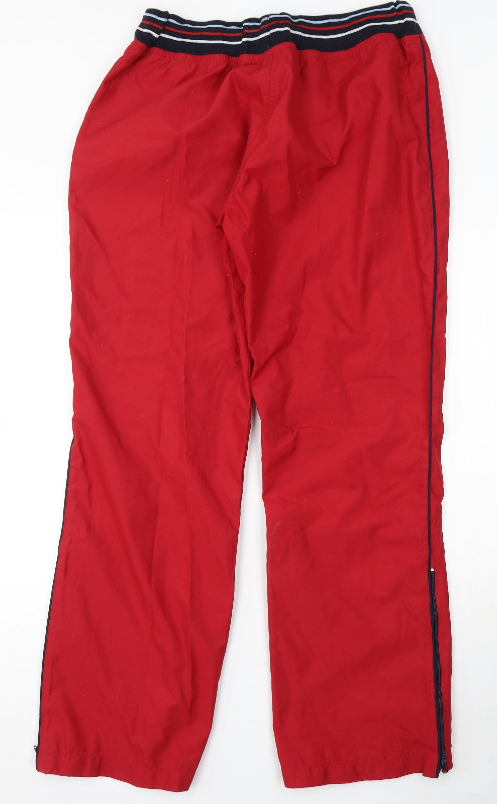 Active Womens Red Cotton Cargo Trousers Size 16 L32 in Regular Drawstring