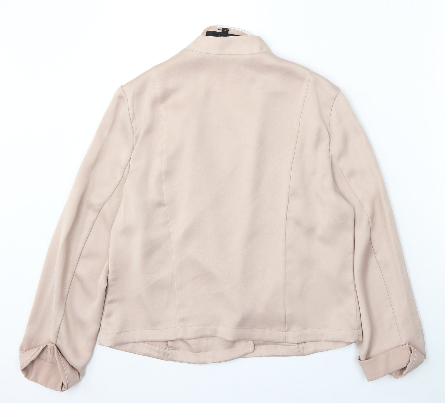 River Island Womens Pink Jacket Size 14 Zip