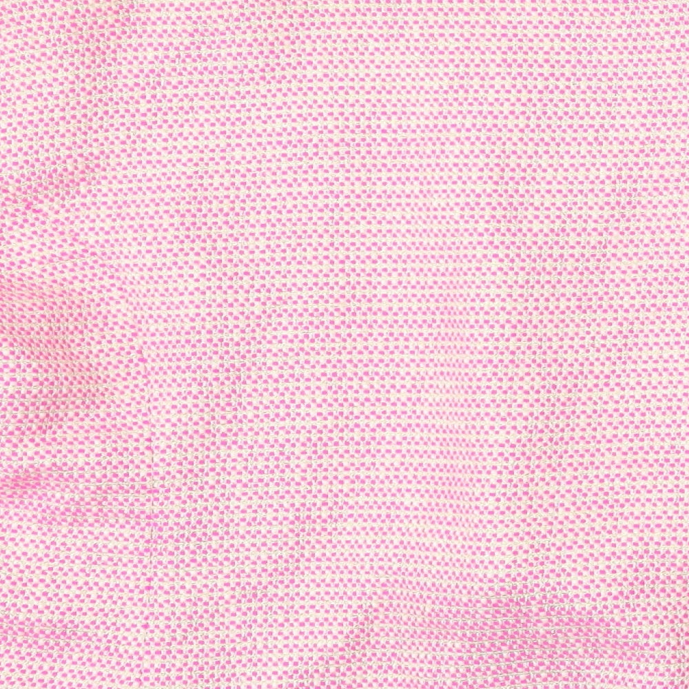 Ted Baker Womens Pink Cotton Jacket Blazer Size 4