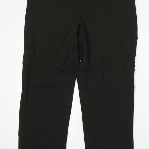 Gerard Womens Black Geometric Polyester Trousers Size 40 in L28 in Regular