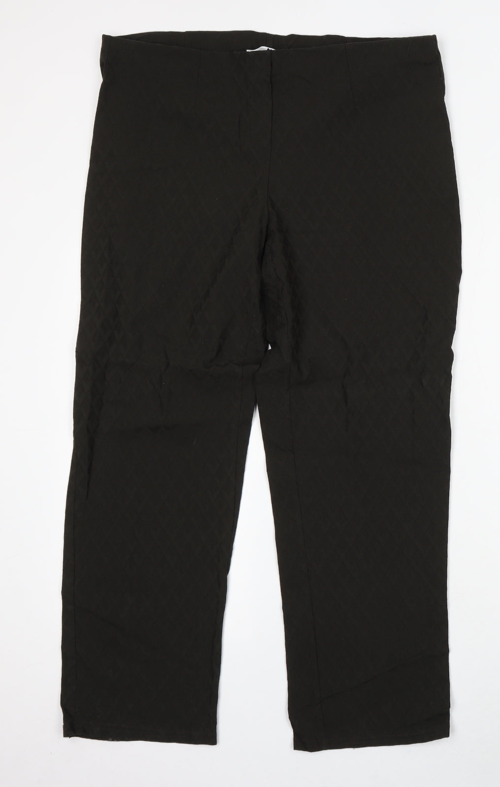 Gerard Womens Black Geometric Polyester Trousers Size 40 in L28 in Regular