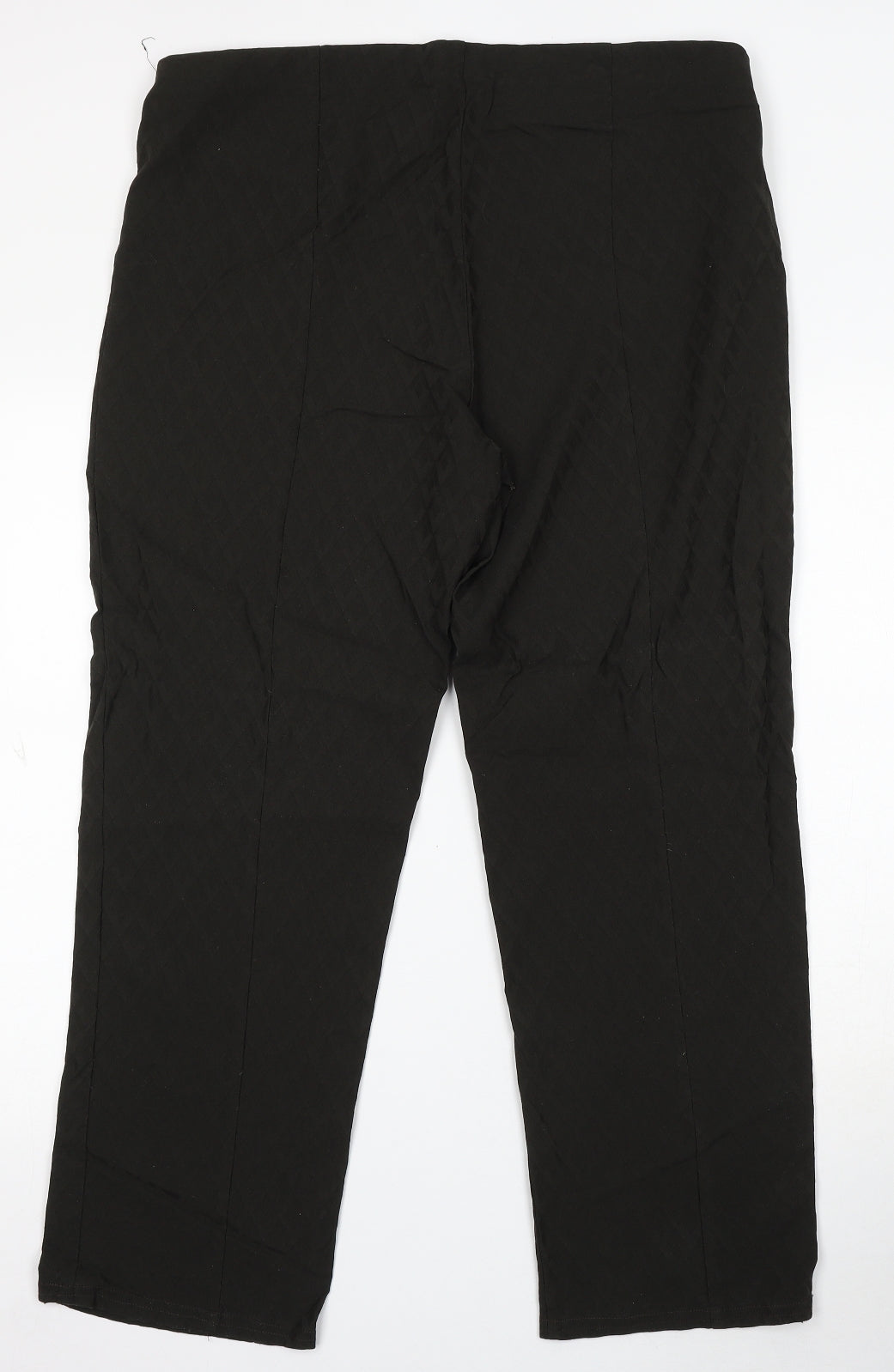 Gerard Womens Black Geometric Polyester Trousers Size 40 in L28 in Regular