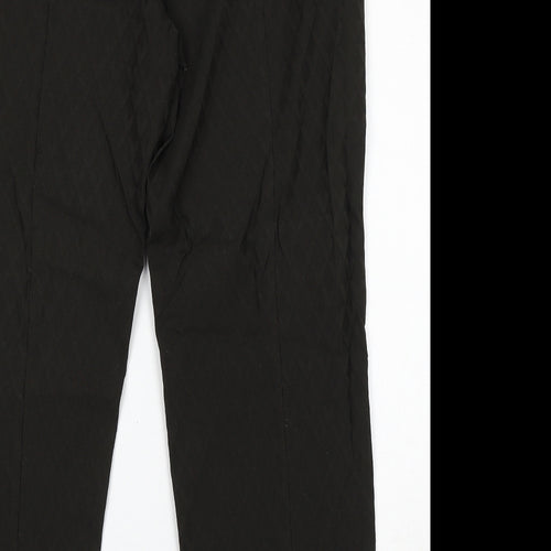 Gerard Womens Black Geometric Polyester Trousers Size 40 in L28 in Regular